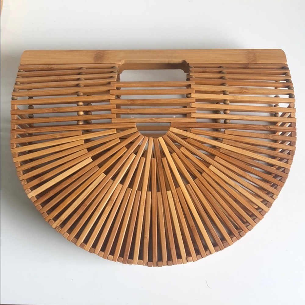 Cult Gaia natural ark bag small